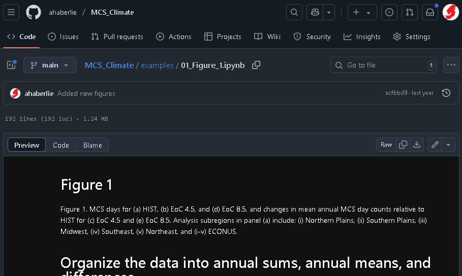 Fig. 1.1.f2 - Example of a Jupyter notebook that supports a published scientific article.